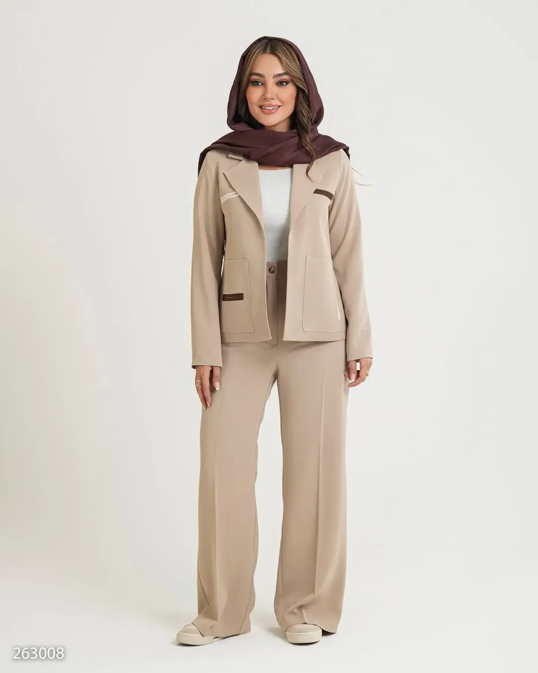 کت و شلوار دخترانه/ جنس کرپ زارا /مدل دلبان کد: 2630/ سایز 38 تا 44 کیفیت تضمینی