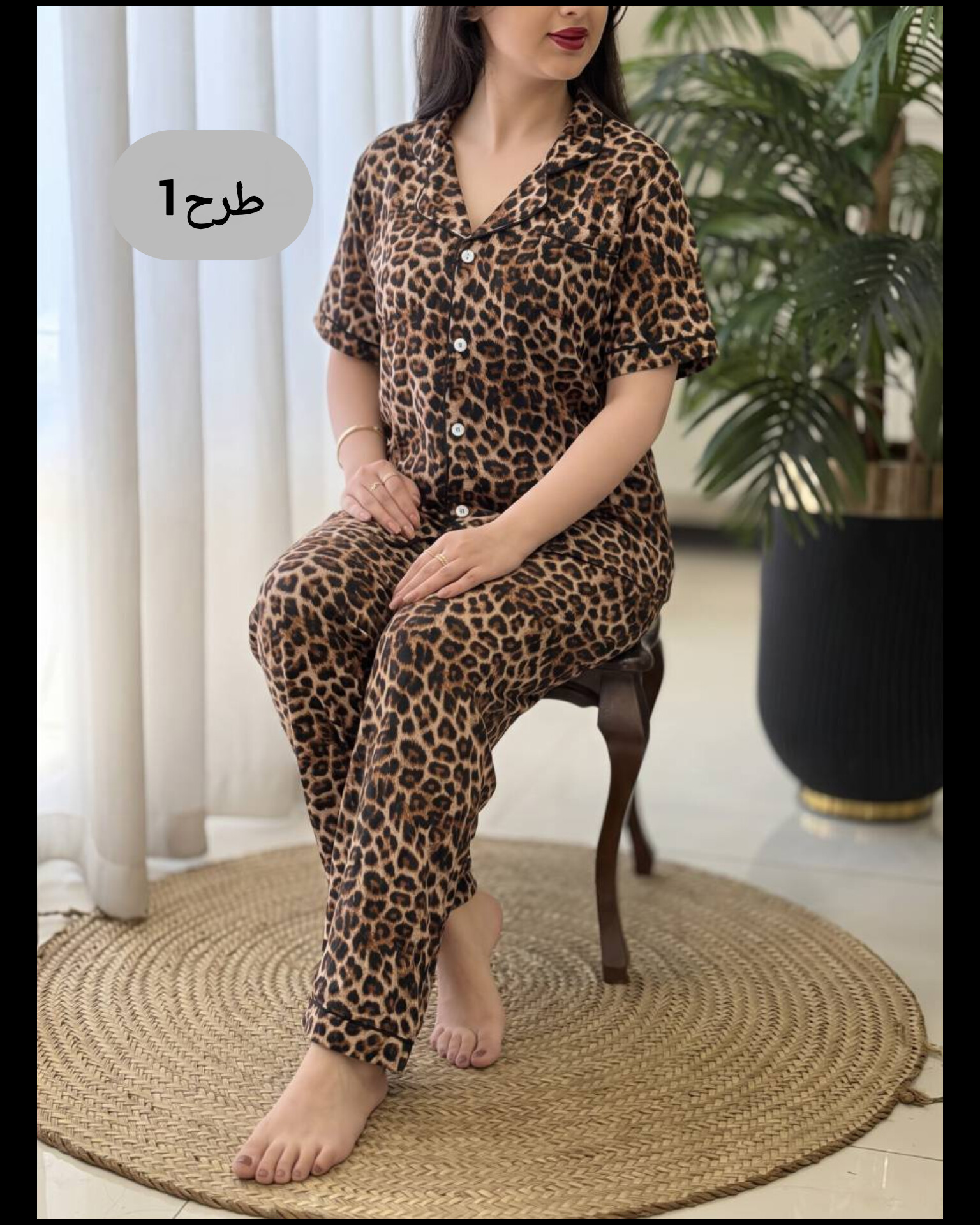 شومیز و شلوار زنانه مدل برلین / پارچه نخی وارداتی بدون آبرفت / مناسب ۳۸ تا ۴۶