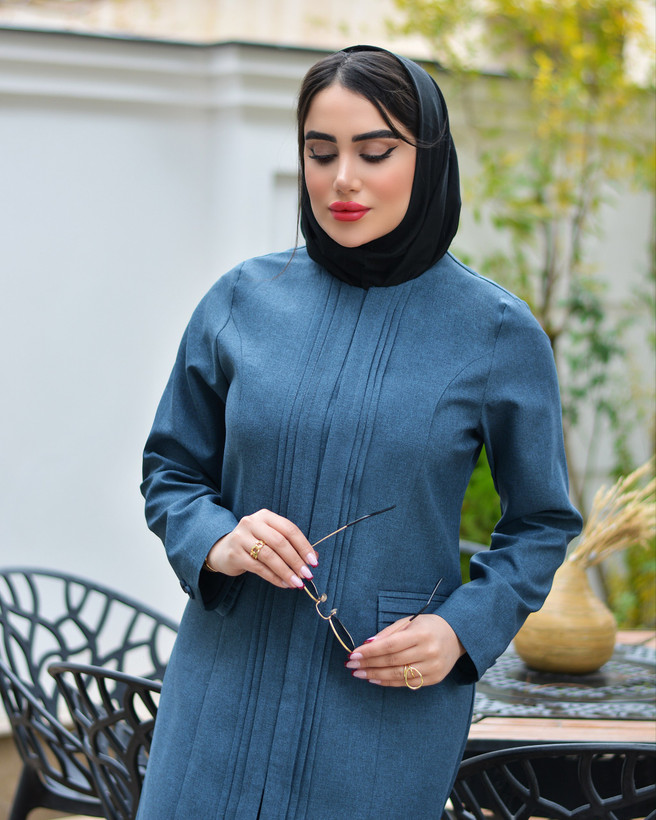 مانتو شلوار اداری / مدل لاوین/ پارچه فاستونی درجه یک / مناسب ۳۸ تا ۵۶ با کیفیت
