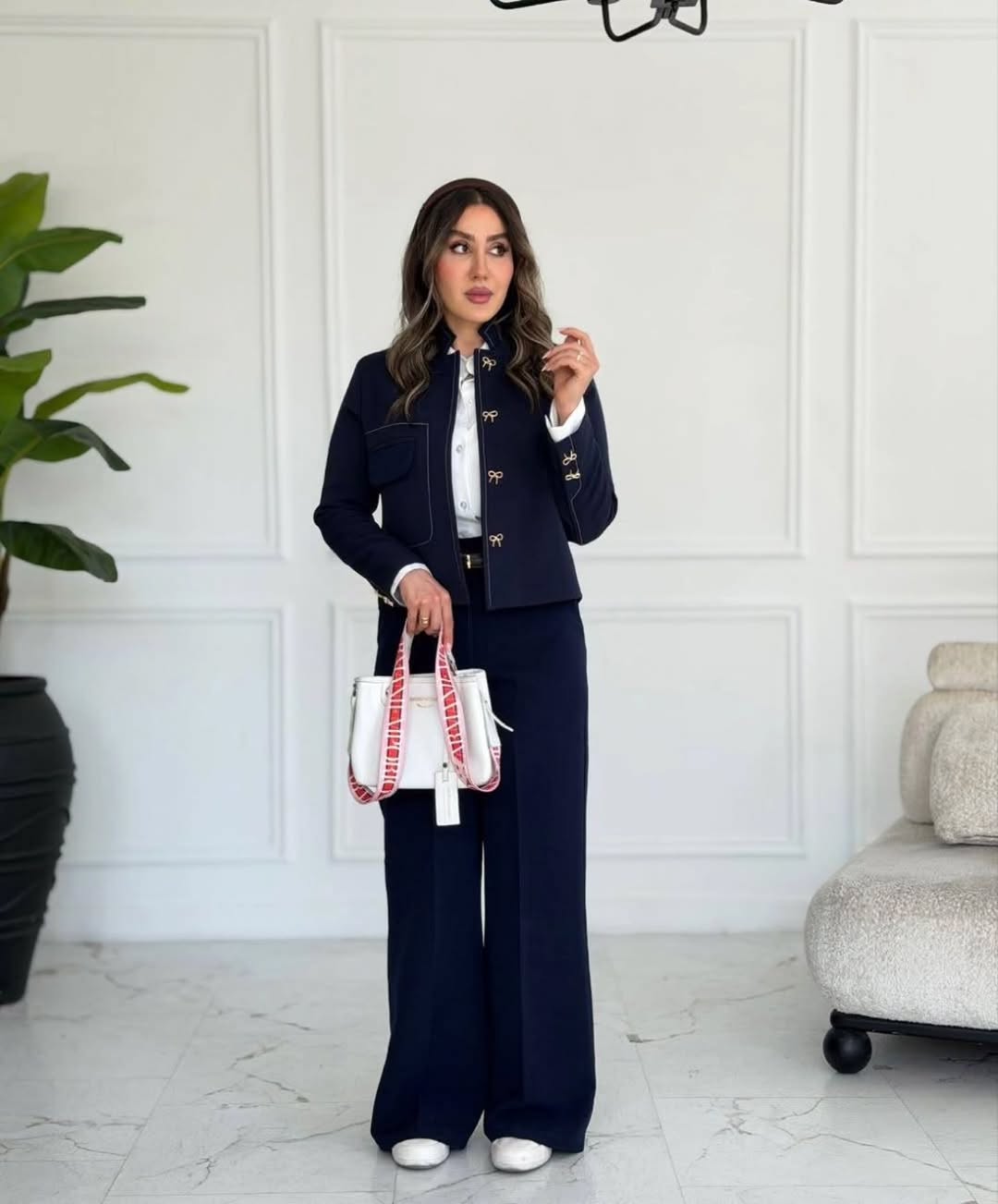 کت و شلوار زنانه غزال کرپ مازراتی