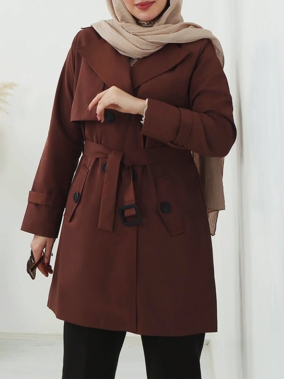 مانتو زنانه مدل شراره کتان TC