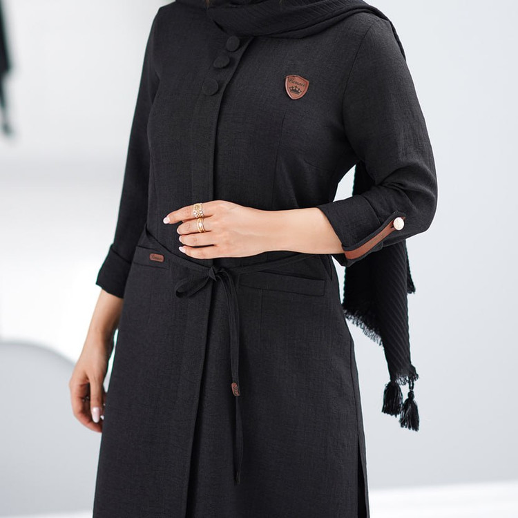 مانتو مدل راشل - کد 1811 / پارچه شانتون / مناسب ۴۰ تا 50 کیفیت تضمینی