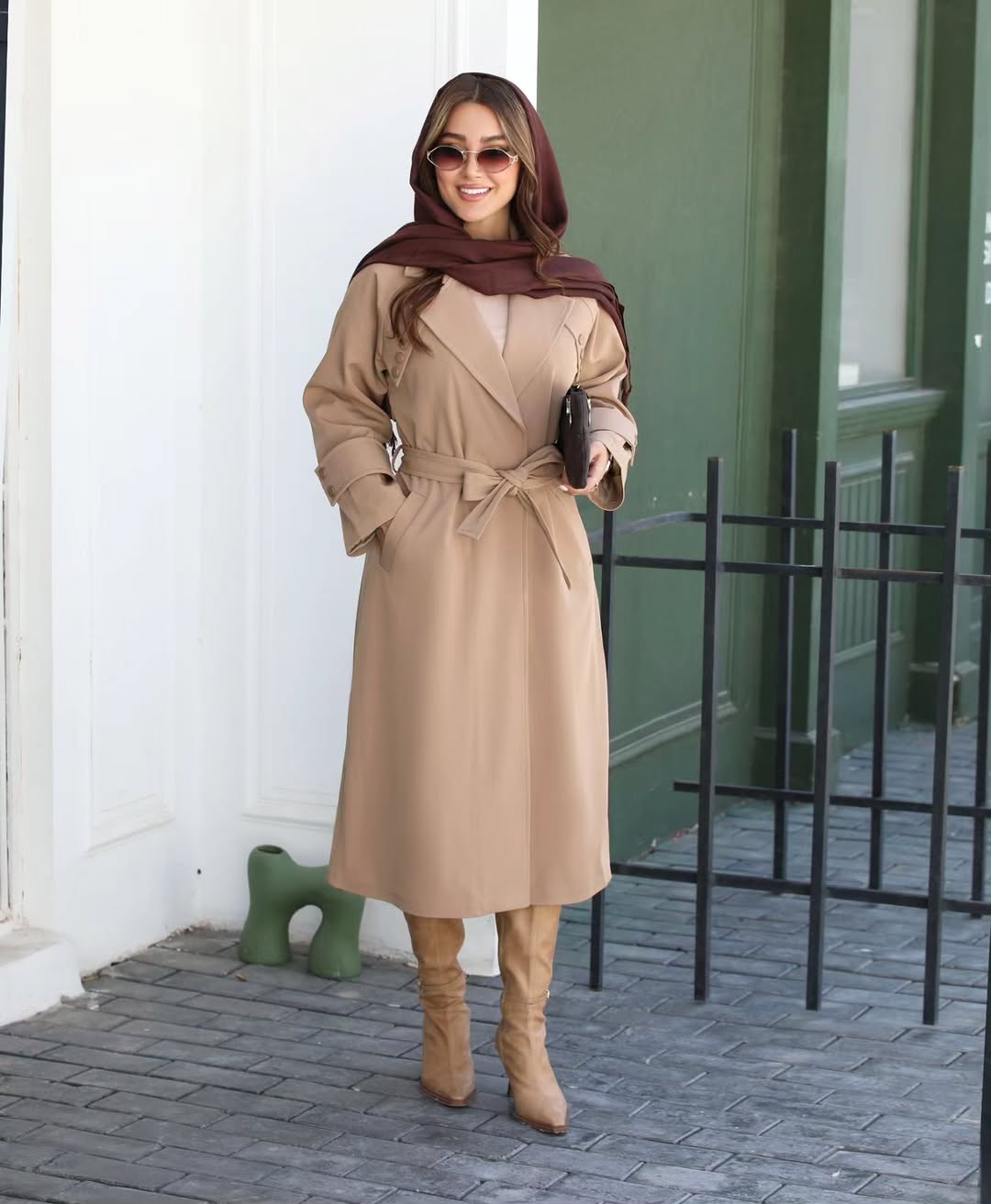بارانی زنانه مدل حنانه،/ پارچه پرادا درجه یک / مناسب ۳۸ تا ۵۰ تضمین اصالت