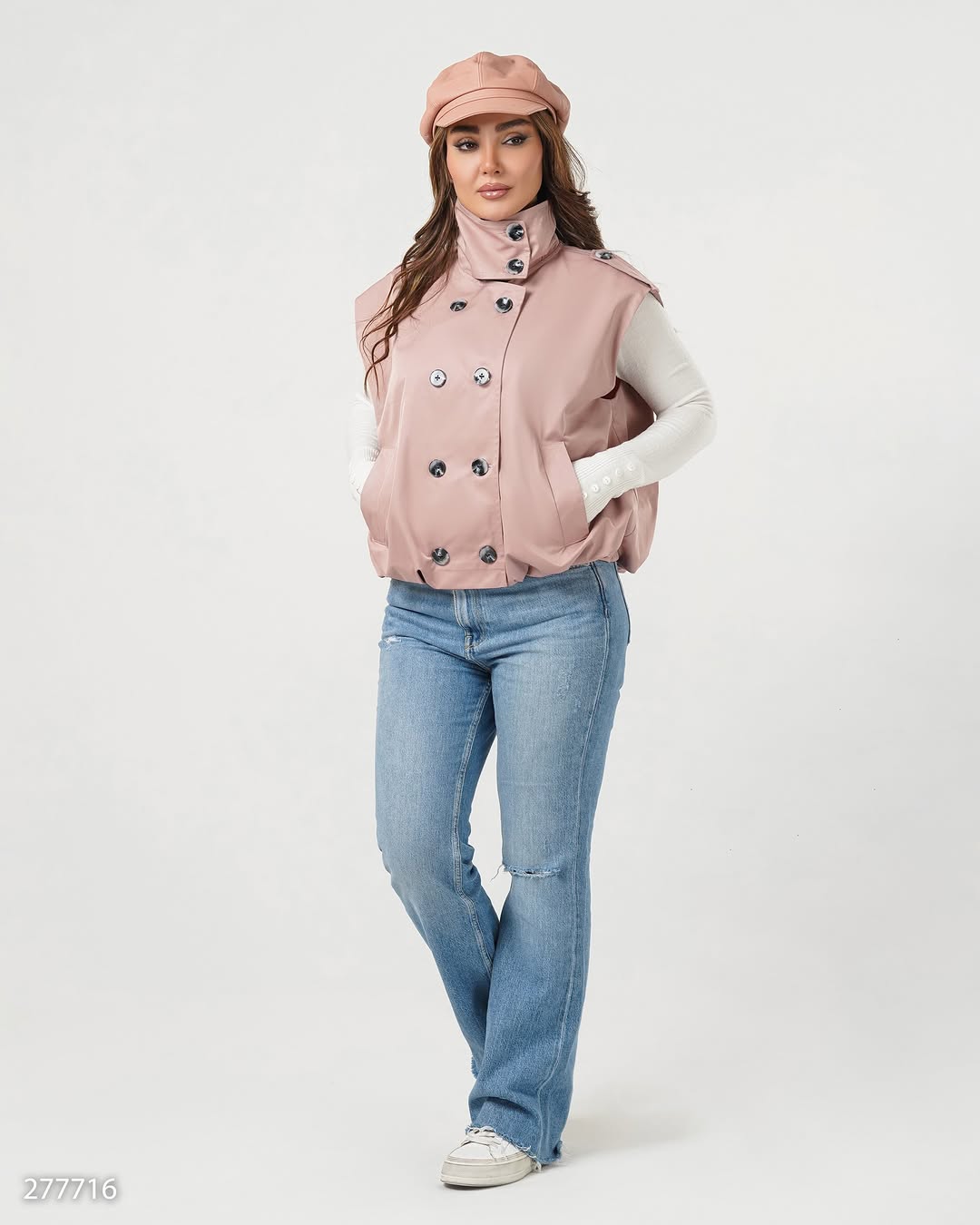 وست زنانه کتان مدل ماهریسا کد ۲۷۷۷ /پارچه کتان tc / مناسب ۳۶ تا 50 کیفیت تضمینی