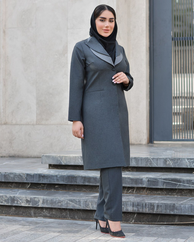 مانتو شلوار اداری مدل تیسا / پارچه پرشیا کیفیت تضمینی